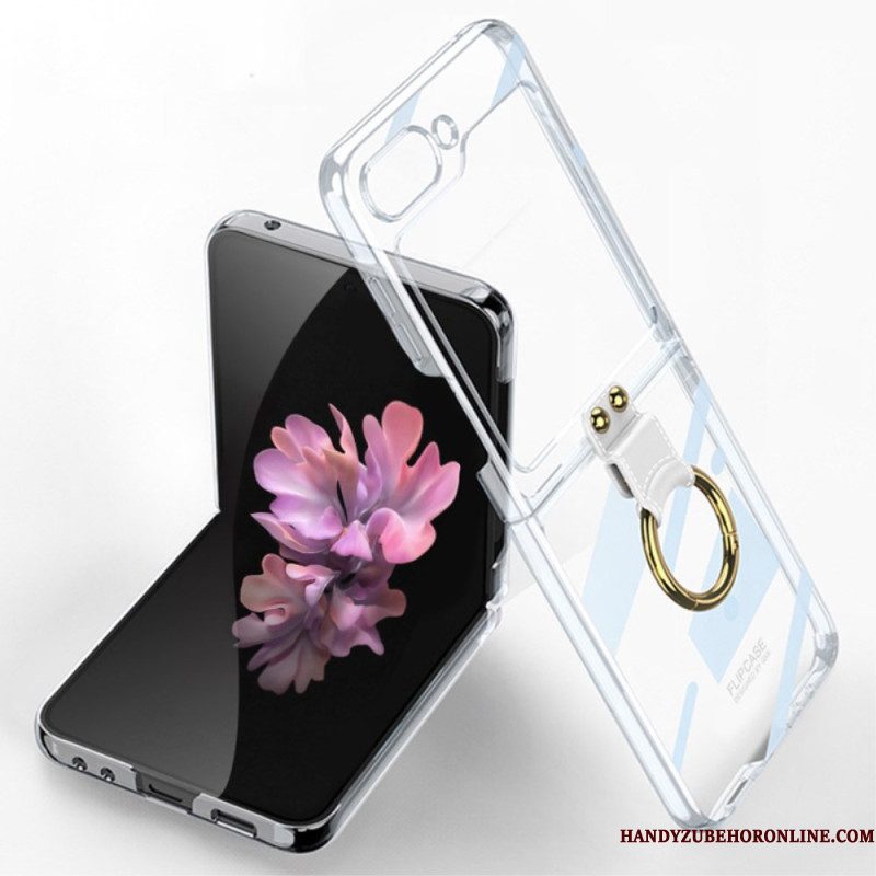 Hoesje Samsung Galaxy Z Flip 7 Fe Ringhouder En Schermbeschermer Bescherming Hoesje