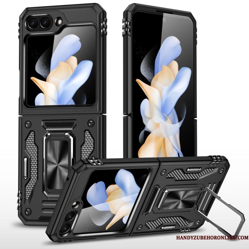 Hoesje Samsung Galaxy Z Flip 7 Fe Ringhouder Uit De Armor-serie Bescherming Hoesje