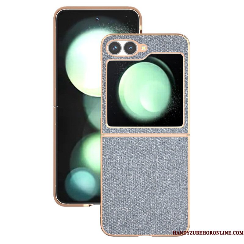 Hoesje Samsung Galaxy Z Flip 7 Fe Strass Textuur Bescherming Hoesje