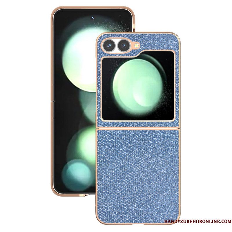 Hoesje Samsung Galaxy Z Flip 7 Fe Strass Textuur Bescherming Hoesje