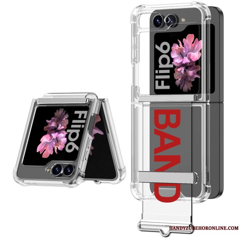 Hoesje Samsung Galaxy Z Flip 7 Fe Transparante Band
