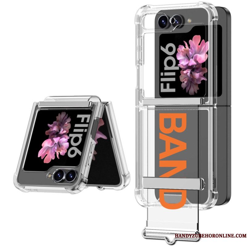 Hoesje Samsung Galaxy Z Flip 7 Fe Transparante Band