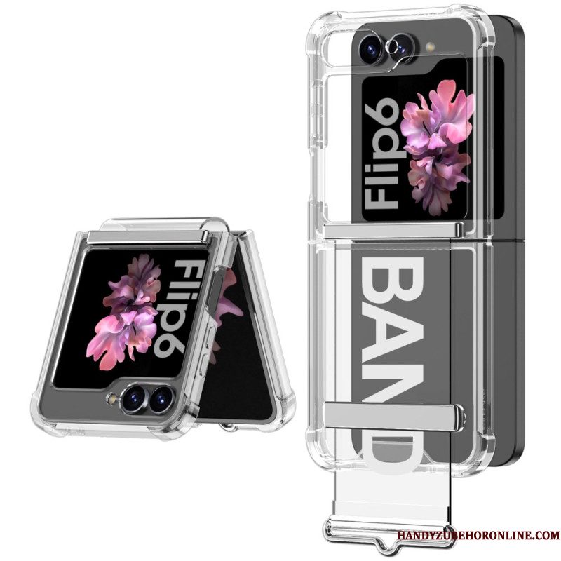 Hoesje Samsung Galaxy Z Flip 7 Fe Transparante Band
