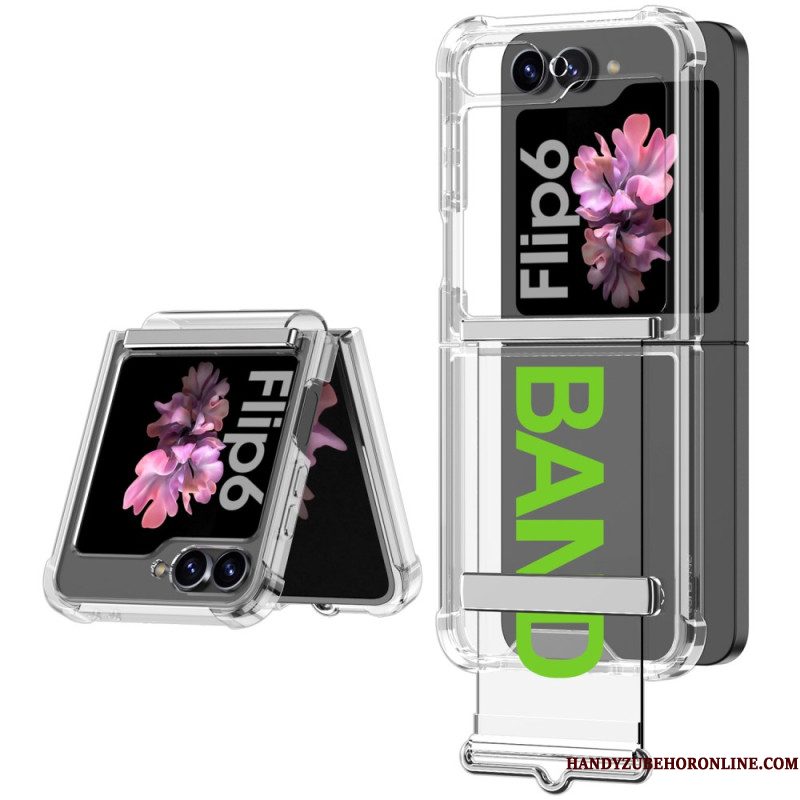 Hoesje Samsung Galaxy Z Flip 7 Fe Transparante Band
