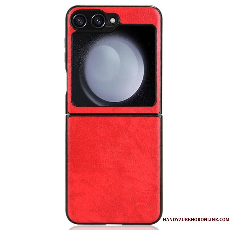 Hoesje Samsung Galaxy Z Flip 7 Fe Vintage Kunstleer