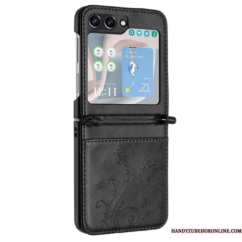 Hoesje Samsung Galaxy Z Flip 7 Fe Vlinders En Bloemen