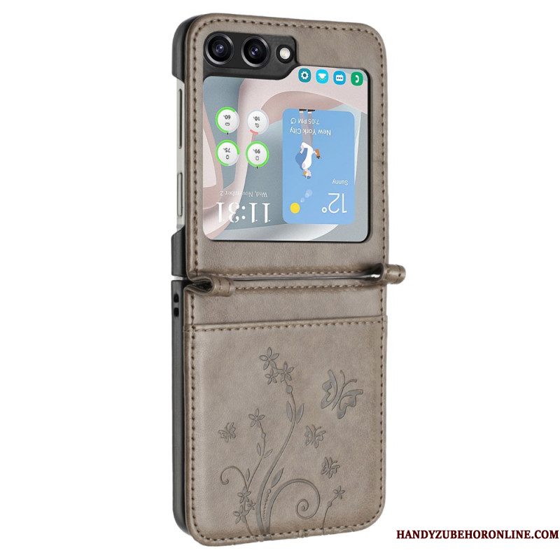 Hoesje Samsung Galaxy Z Flip 7 Fe Vlinders En Bloemen