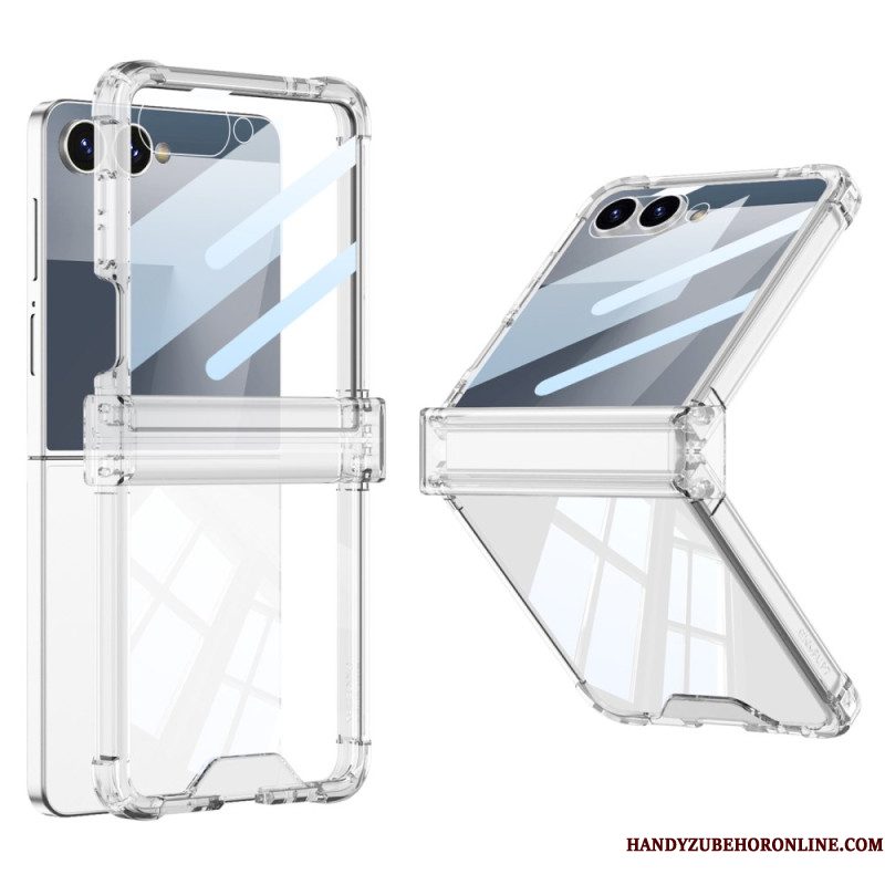 Hoesje Samsung Galaxy Z Flip 7 Gekleurd Doorschijnend Met Airbagbescherming Bescherming Hoesje