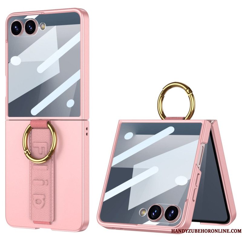 Hoesje Samsung Galaxy Z Flip 7 Gkk Polsbandje En Schermbeschermer Bescherming Hoesje