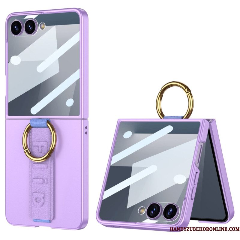 Hoesje Samsung Galaxy Z Flip 7 Gkk Polsbandje En Schermbeschermer Bescherming Hoesje