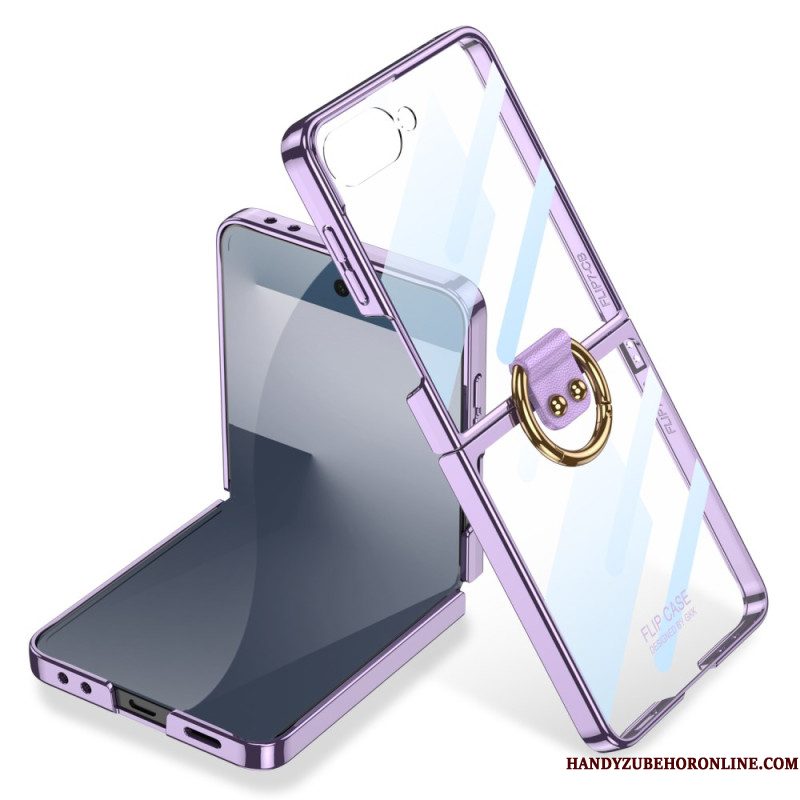Hoesje Samsung Galaxy Z Flip 7 Gkk-screenprotector En Ringhouder