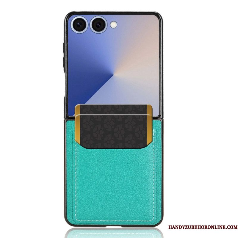 Hoesje Samsung Galaxy Z Flip 7 Kaarthouder In Lederlook