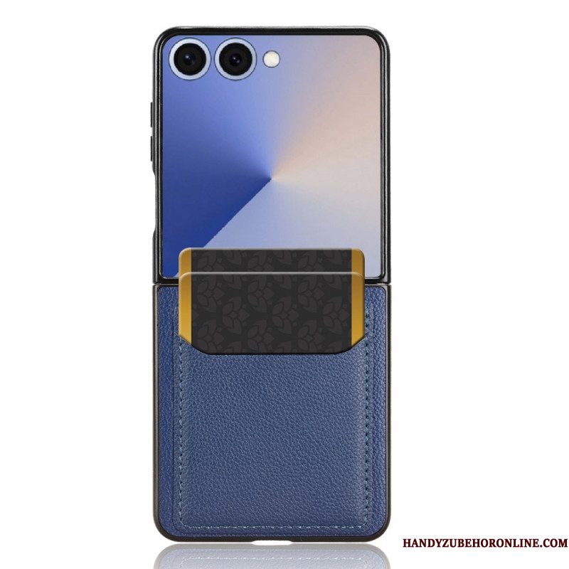 Hoesje Samsung Galaxy Z Flip 7 Kaarthouder In Lederlook