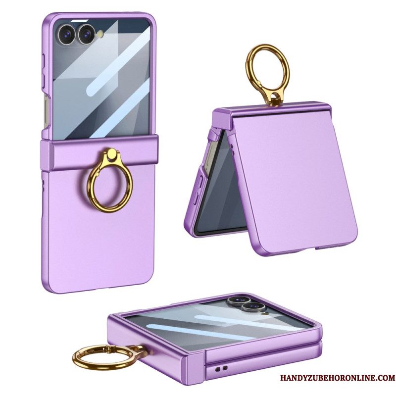 Hoesje Samsung Galaxy Z Flip 7 Klassieke Gkk-ringhouder Bescherming Hoesje
