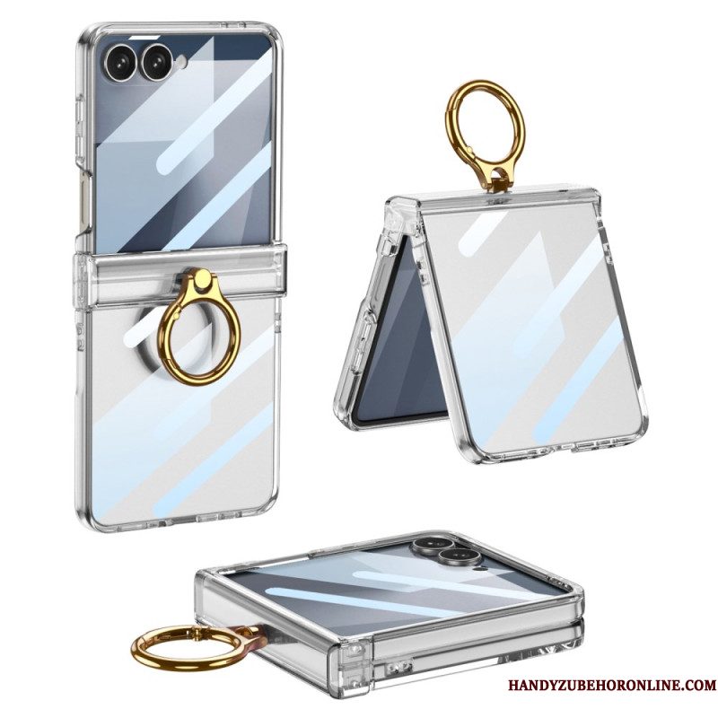 Hoesje Samsung Galaxy Z Flip 7 Klassieke Gkk-ringhouder Bescherming Hoesje