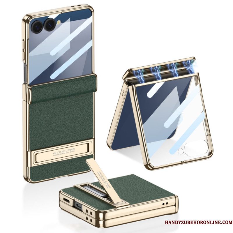 Hoesje Samsung Galaxy Z Flip 7 Kunstleer En Gkk-ondersteuning