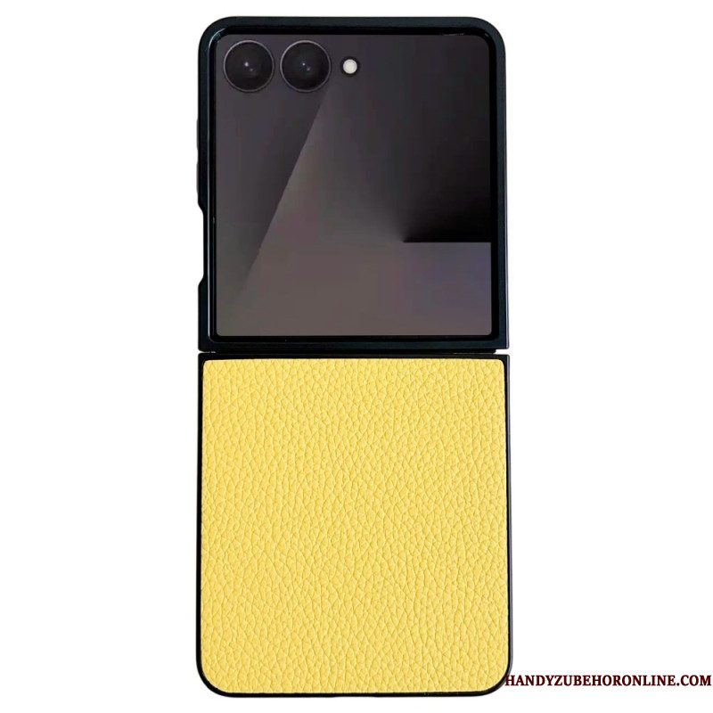 Hoesje Samsung Galaxy Z Flip 7 Leerlook Bescherming Hoesje