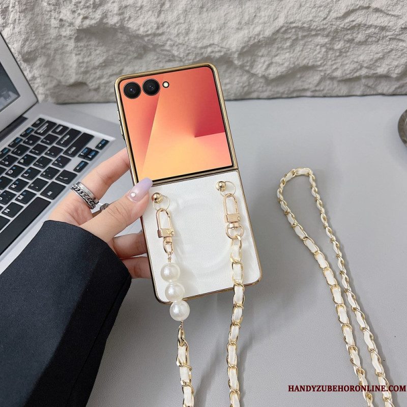 Hoesje Samsung Galaxy Z Flip 7 Magnetische Bedelriem
