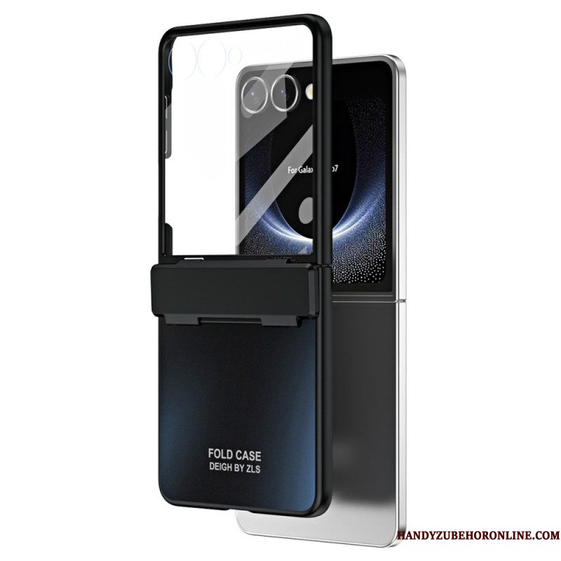 Hoesje Samsung Galaxy Z Flip 7 Metallic Effect Met Schermbeschermer
