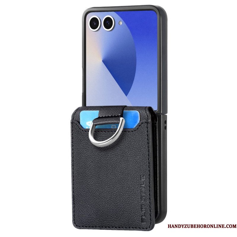Hoesje Samsung Galaxy Z Flip 7 Premium Kaarthouder En Houder