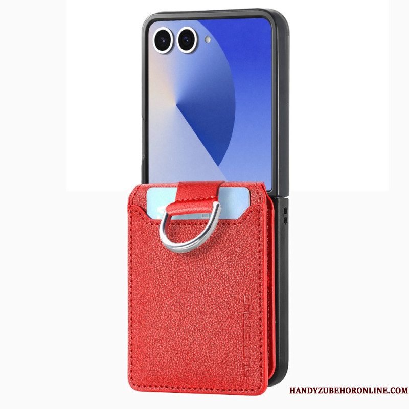 Hoesje Samsung Galaxy Z Flip 7 Premium Kaarthouder En Houder