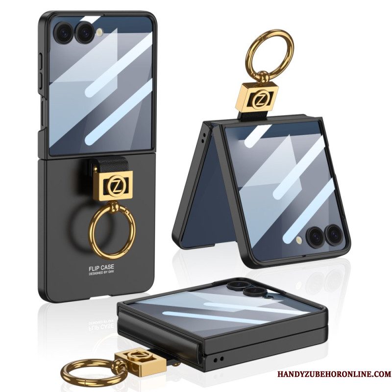 Hoesje Samsung Galaxy Z Flip 7 Ringhouder En Schermbeschermer Gkk