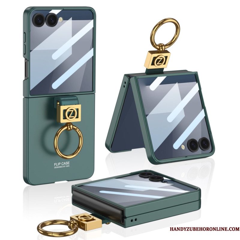 Hoesje Samsung Galaxy Z Flip 7 Ringhouder En Schermbeschermer Gkk