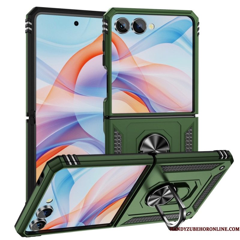 Hoesje Samsung Galaxy Z Flip 7 Ringhouder En Schokbestendige Bescherming Bescherming Hoesje