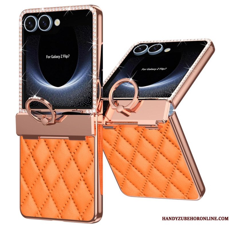 Hoesje Samsung Galaxy Z Flip 7 Ringhouder En Strassversiering