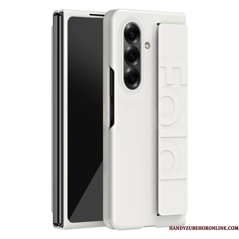 Hoesje Samsung Galaxy Z Fold 7 Bandje Met Standaard Bescherming Hoesje