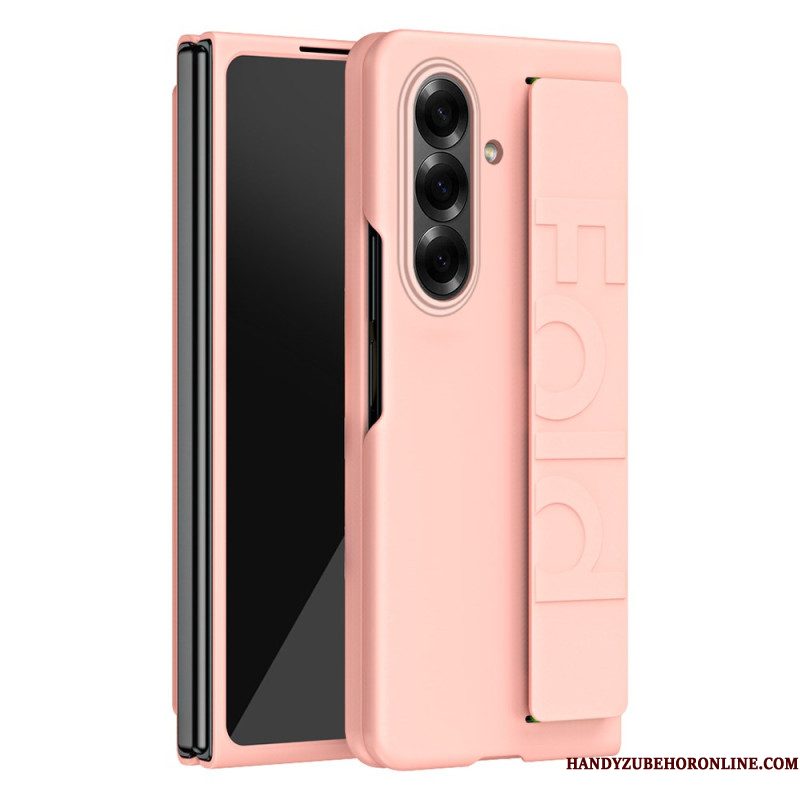 Hoesje Samsung Galaxy Z Fold 7 Bandje Met Standaard Bescherming Hoesje