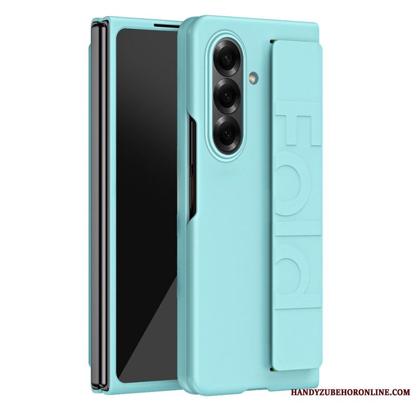 Hoesje Samsung Galaxy Z Fold 7 Bandje Met Standaard Bescherming Hoesje