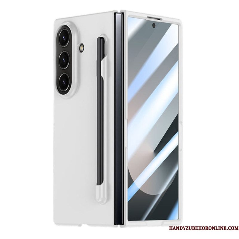 Hoesje Samsung Galaxy Z Fold 7 Bescherming Van Gehard Glas En Stylushouder