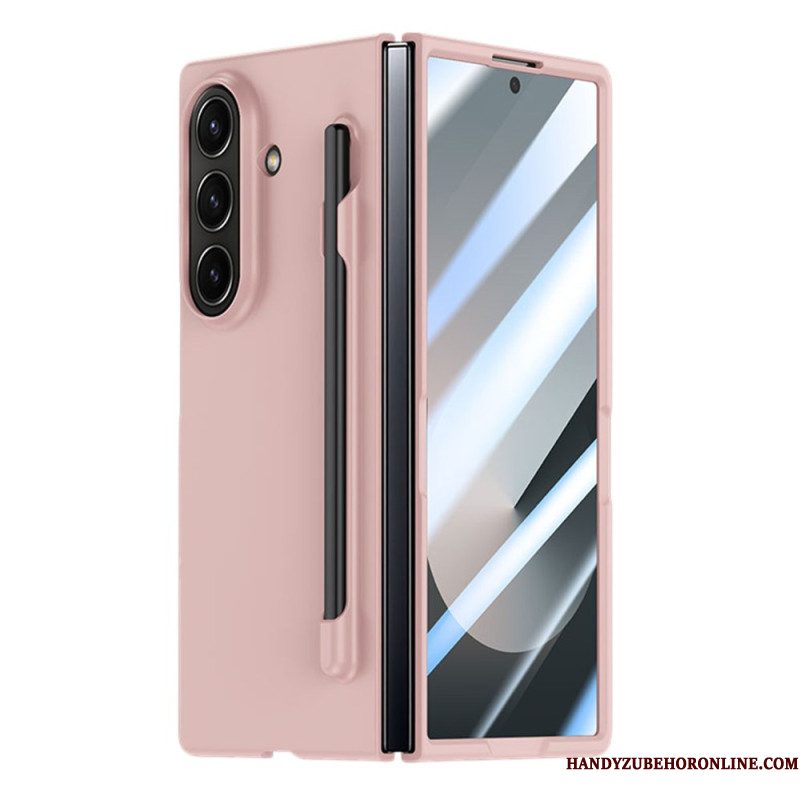 Hoesje Samsung Galaxy Z Fold 7 Bescherming Van Gehard Glas En Stylushouder