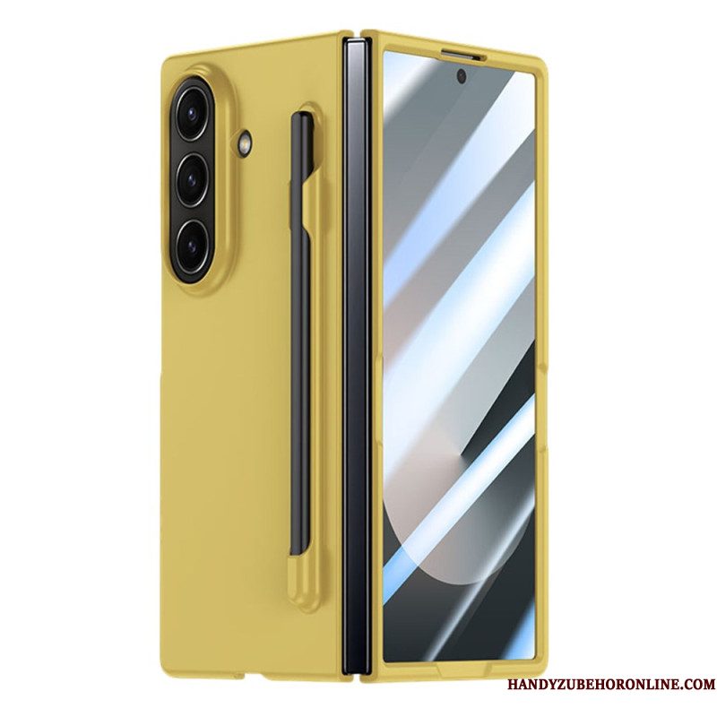 Hoesje Samsung Galaxy Z Fold 7 Bescherming Van Gehard Glas En Stylushouder