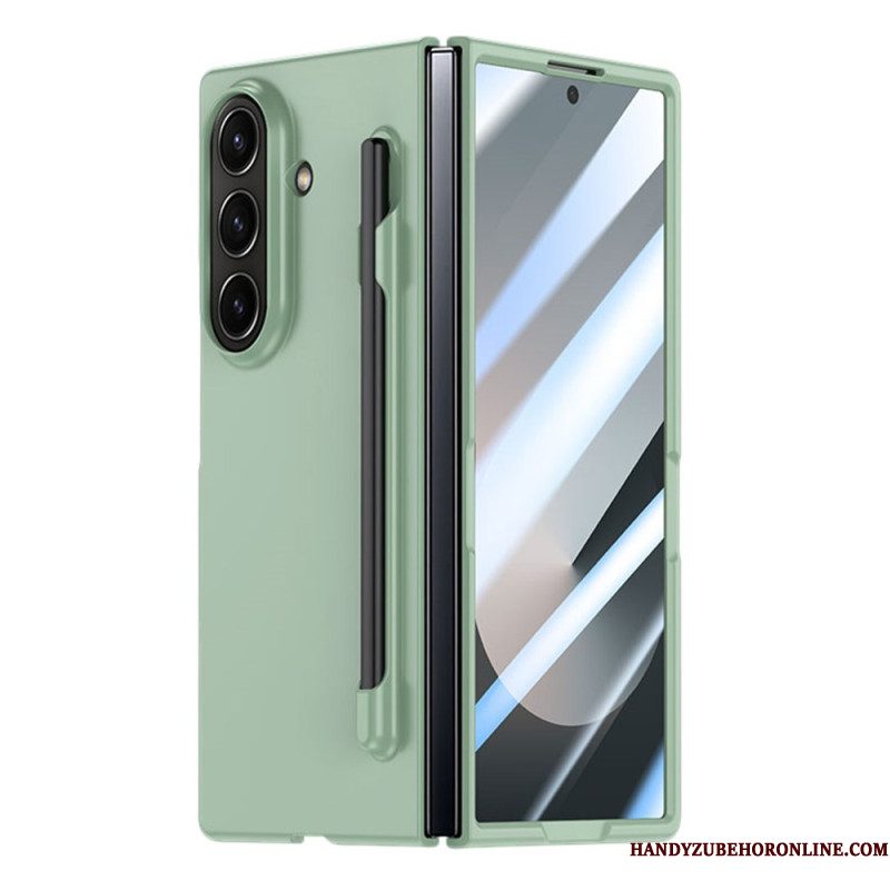 Hoesje Samsung Galaxy Z Fold 7 Bescherming Van Gehard Glas En Stylushouder
