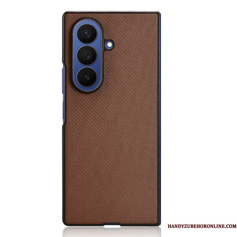 Hoesje Samsung Galaxy Z Fold 7 Klassieke Lederlook Bescherming Hoesje