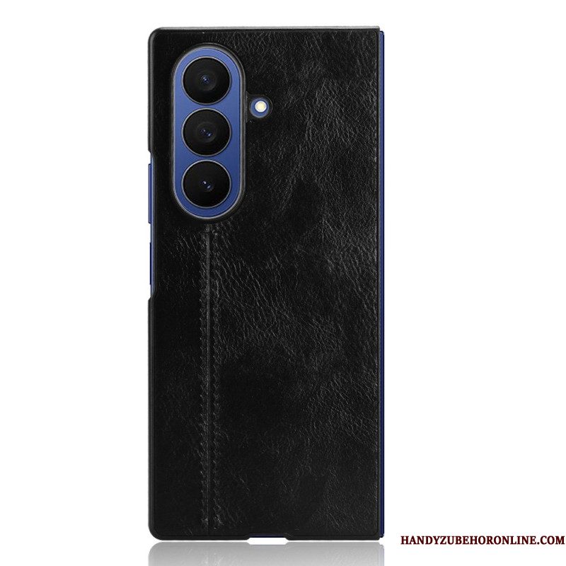 Hoesje Samsung Galaxy Z Fold 7 Lederlook Couture