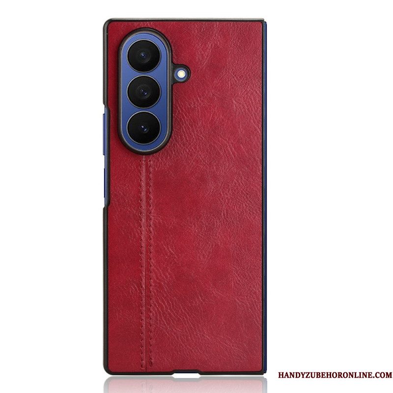 Hoesje Samsung Galaxy Z Fold 7 Lederlook Couture