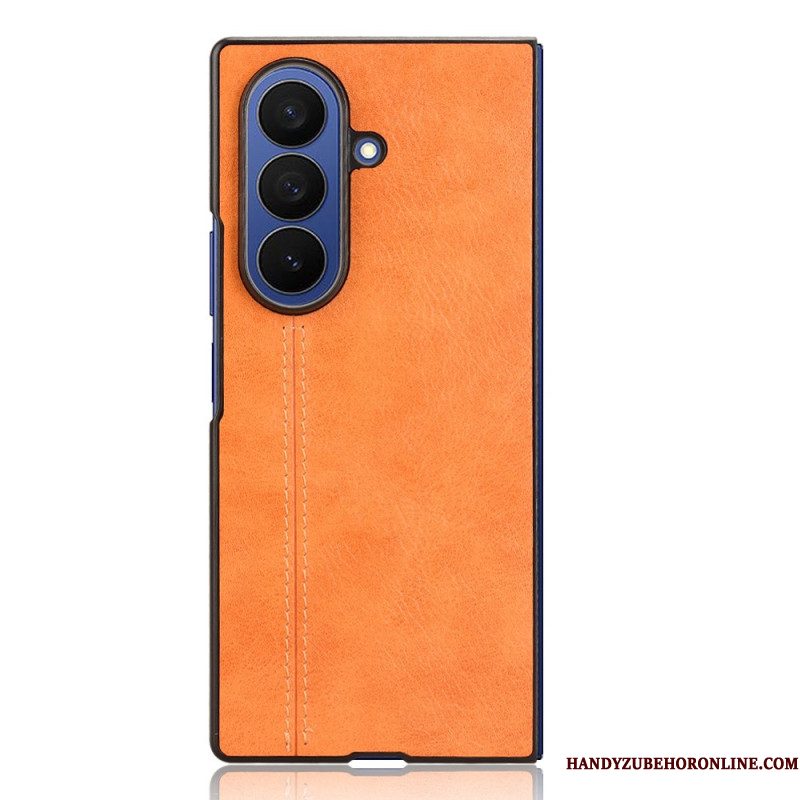 Hoesje Samsung Galaxy Z Fold 7 Lederlook Couture