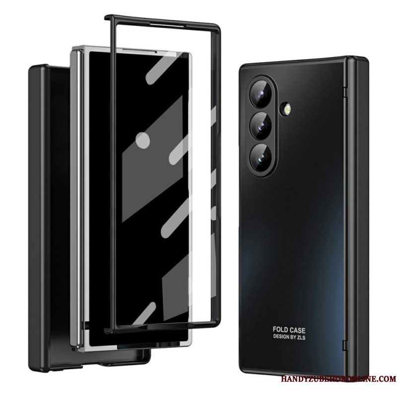 Hoesje Samsung Galaxy Z Fold 7 Metallic Effect Met Schermbeschermer