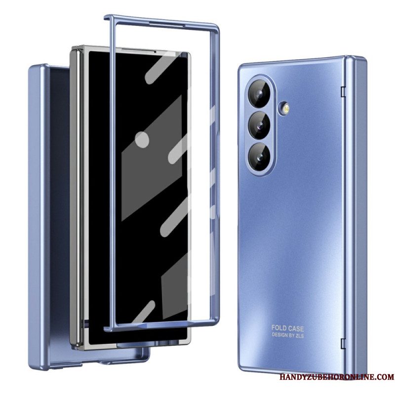 Hoesje Samsung Galaxy Z Fold 7 Metallic Effect Met Schermbeschermer