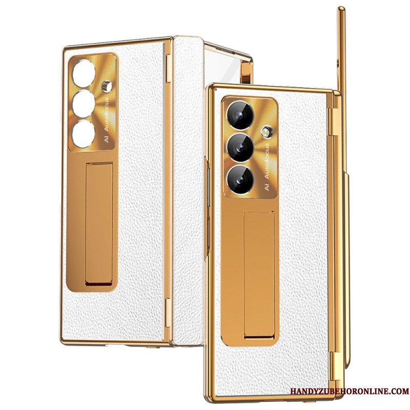 Hoesje Samsung Galaxy Z Fold 7 Premium Ontwerp Met Scharnierbeschermer