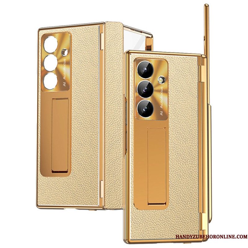Hoesje Samsung Galaxy Z Fold 7 Premium Ontwerp Met Scharnierbeschermer