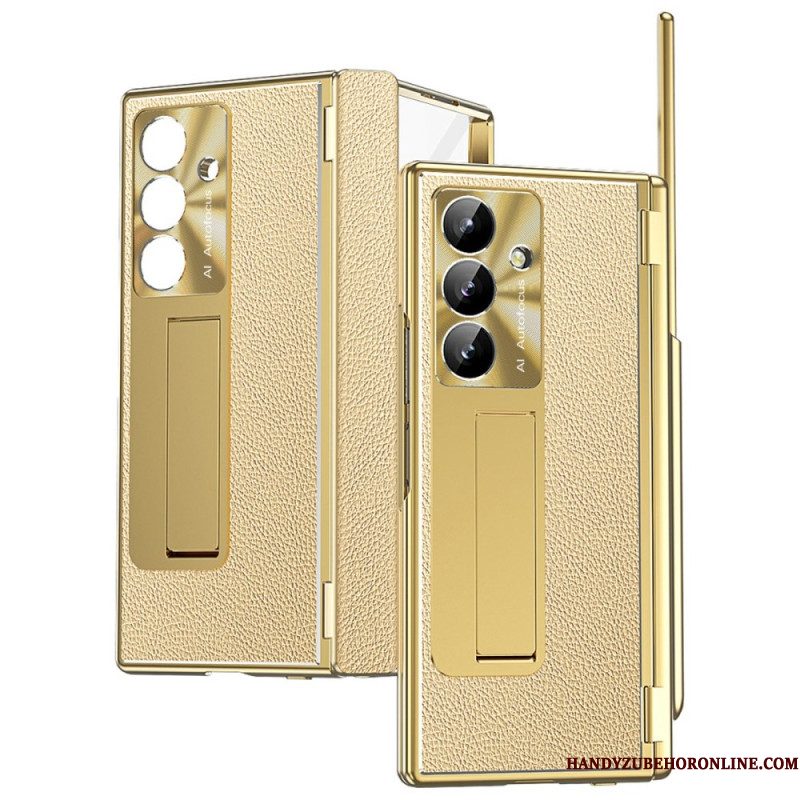 Hoesje Samsung Galaxy Z Fold 7 Premium Ontwerp Met Scharnierbeschermer