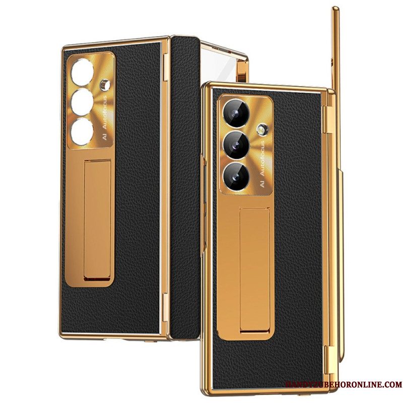 Hoesje Samsung Galaxy Z Fold 7 Premium Ontwerp Met Scharnierbeschermer