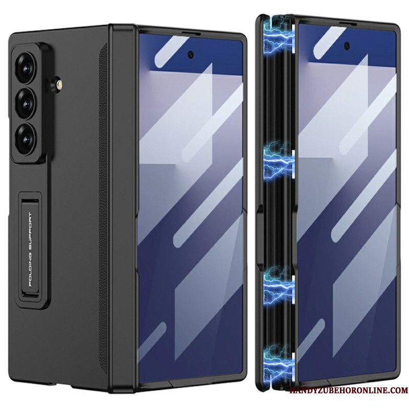 Hoesje Samsung Galaxy Z Fold 7 Schermbeschermer En Magnetische Standaard Bescherming Hoesje