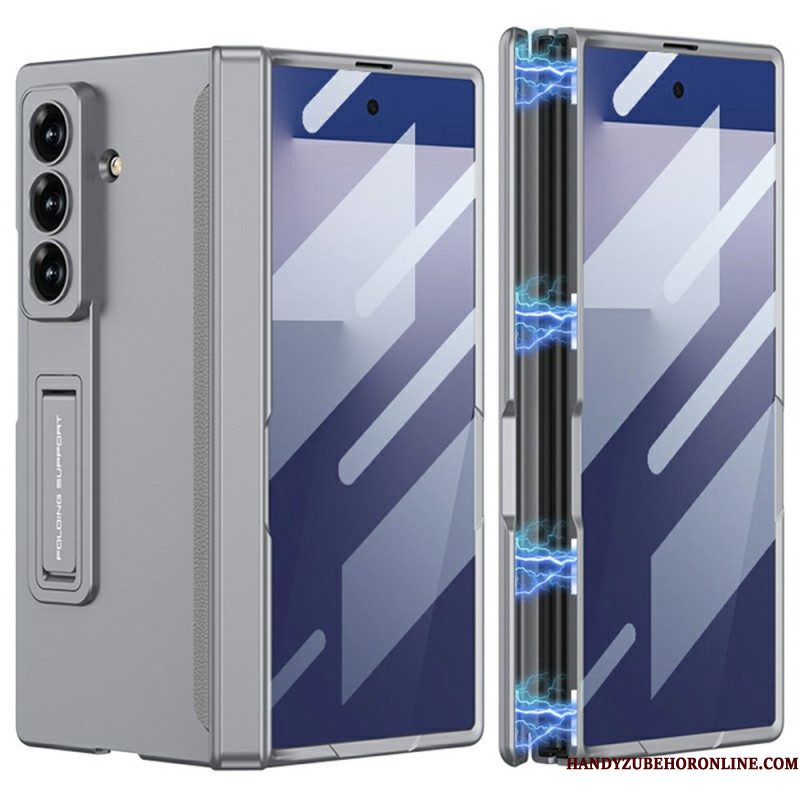 Hoesje Samsung Galaxy Z Fold 7 Schermbeschermer En Magnetische Standaard Bescherming Hoesje