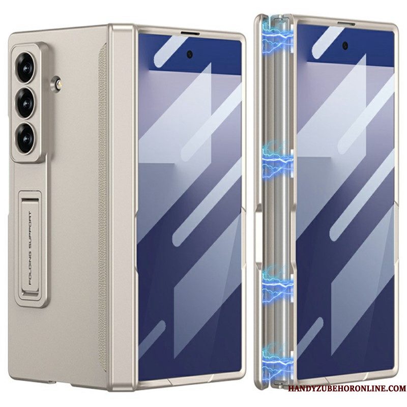 Hoesje Samsung Galaxy Z Fold 7 Schermbeschermer En Magnetische Standaard Bescherming Hoesje
