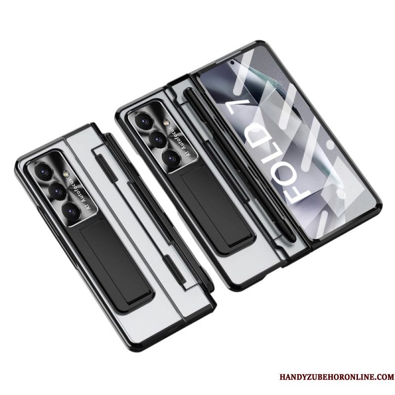 Hoesje Samsung Galaxy Z Fold 7 Standaard En Schermbeschermer Bescherming Hoesje